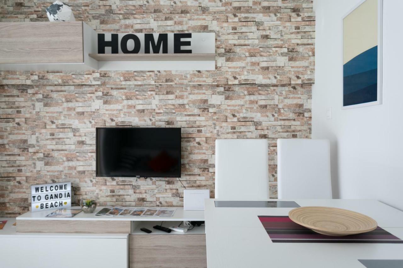 Apartamento Deluxe A 50M De Playa - Aire Wifi Gandía Kültér fotó